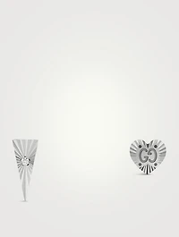 Icon 18K White Gold Earrings With Diamonds
