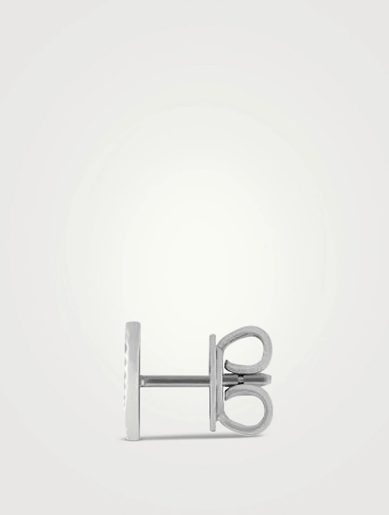 Icon 18K White Gold Earrings With Diamonds