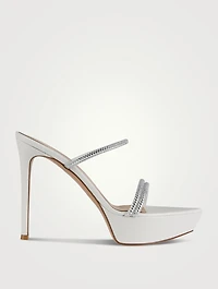 Embellished Platform Mules