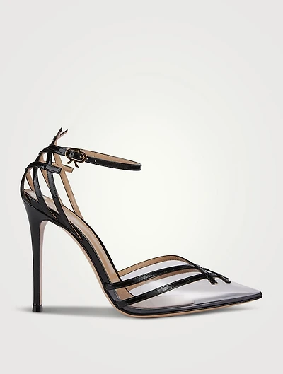 Patent Leather And PVC Pumps