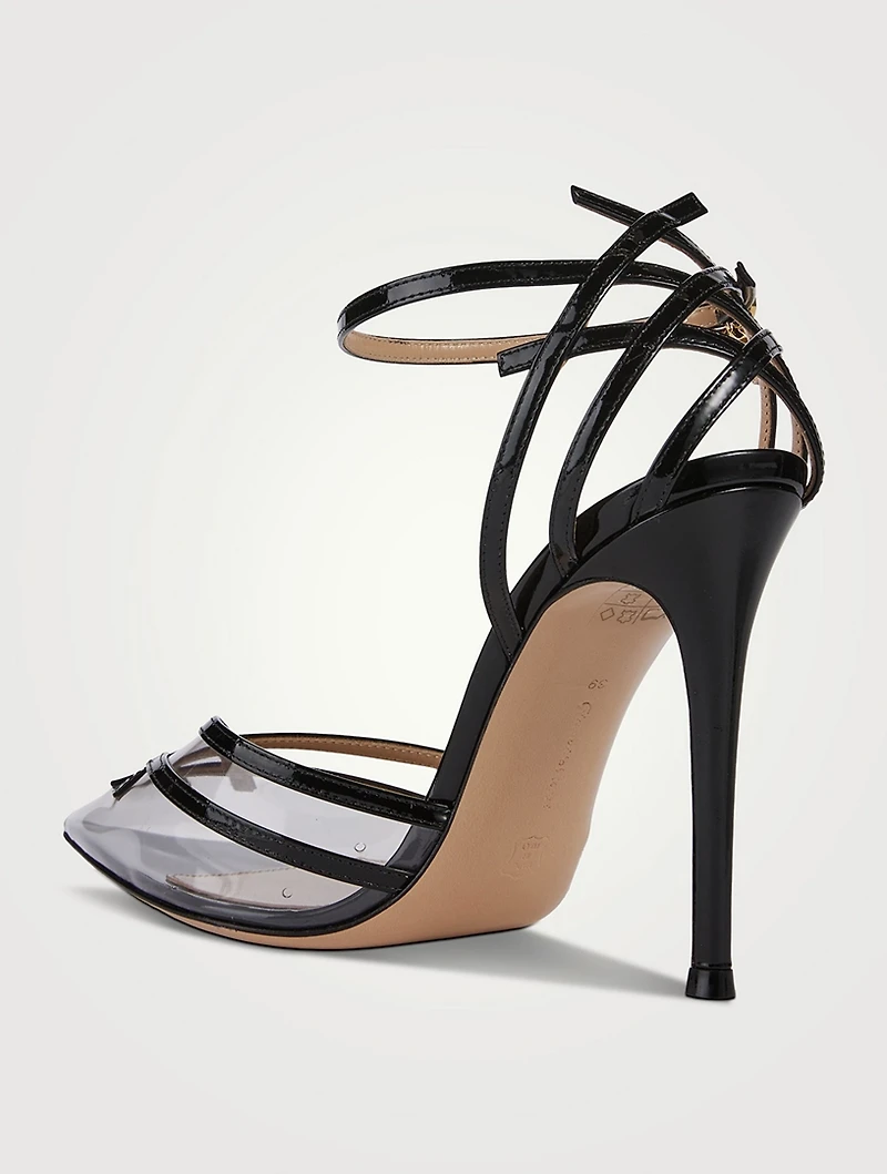 Patent Leather And PVC Pumps