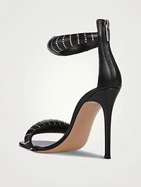Bijoux Crystal Leather Sandals