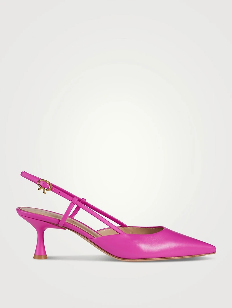 Ascent Leather Slingback Pumps