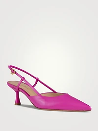 Ascent Leather Slingback Pumps