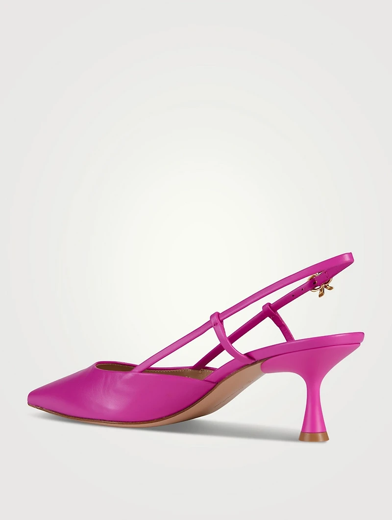 Ascent Leather Slingback Pumps