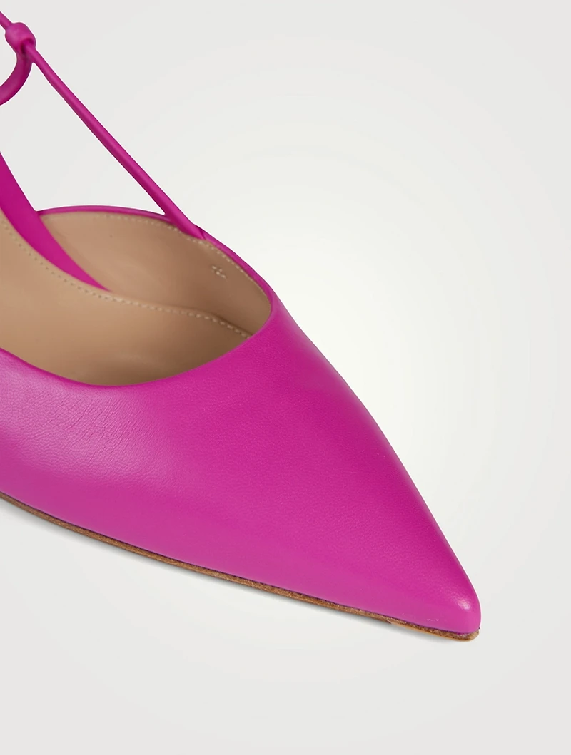Ascent Leather Slingback Pumps