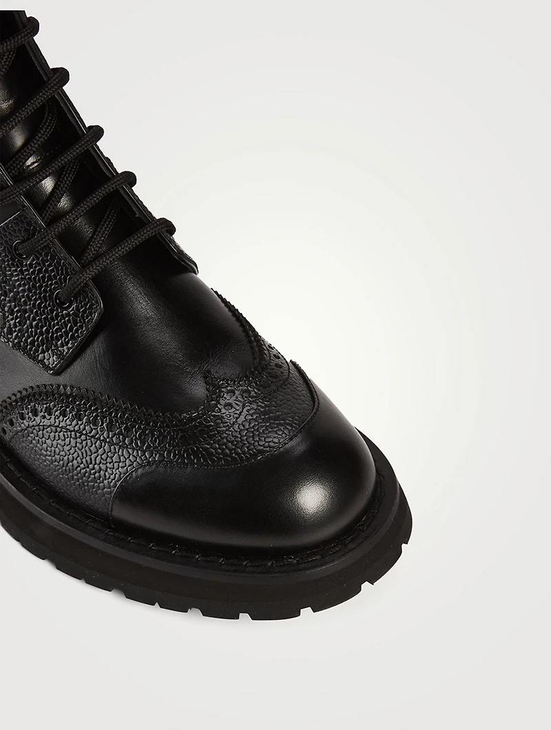 Punk Worker Leather Boots