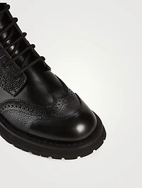 Punk Worker Leather Boots