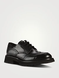 Punk Worker Leather Derby Shoes