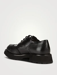 Punk Worker Leather Derby Shoes