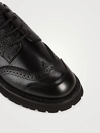 Punk Worker Leather Derby Shoes
