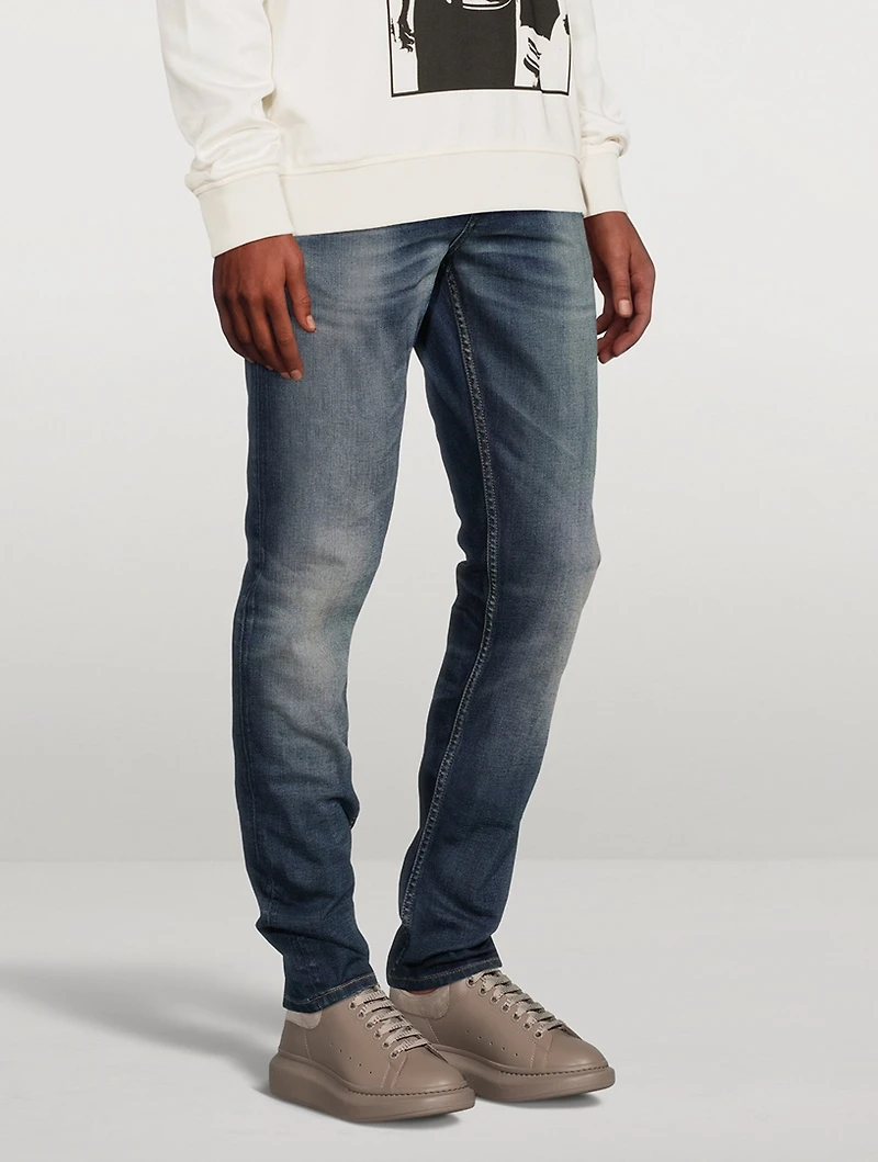 Oversized Leather Sneakers With Suede Heel