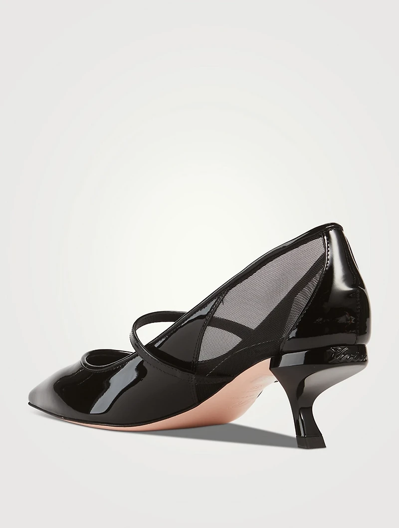 Virgule Babies Patent Leather Pumps