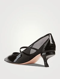Virgule Babies Patent Leather Pumps