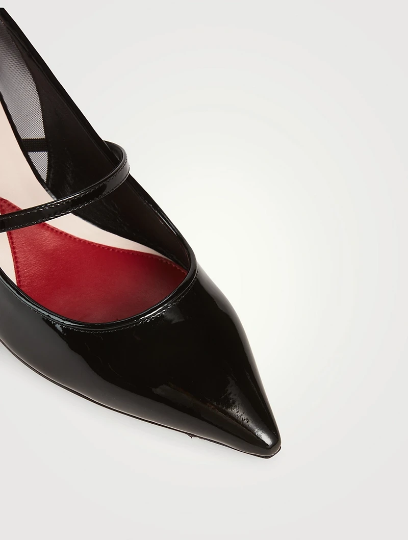 Virgule Babies Patent Leather Pumps