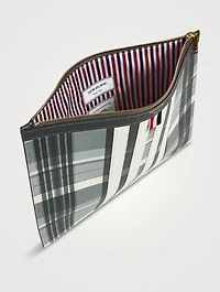 Leather Madras Four-Bar Document Holder