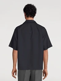 Tropical Wool Bowling Shirt