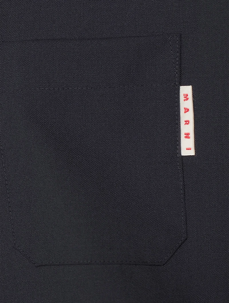 Tropical Wool Bowling Shirt