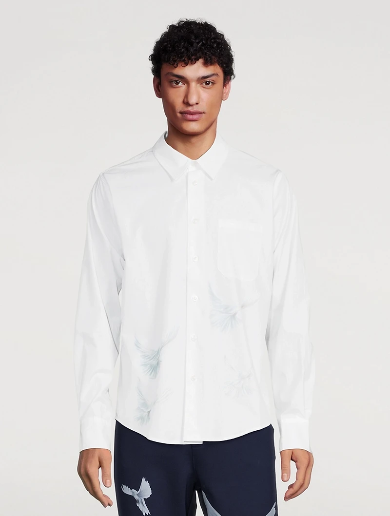 Singing Birds Cotton Shirt