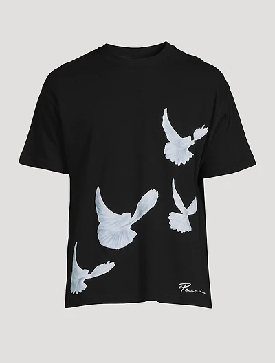 Singing Doves Cotton T-Shirt