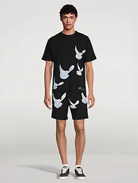 Singing Doves Cotton T-Shirt
