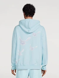 Singing Doves Cotton Hoodie