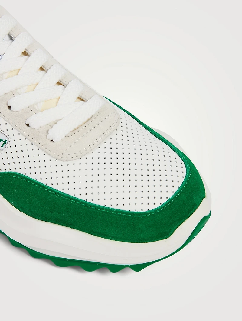 Atlantis Leather And Suede Sneakers