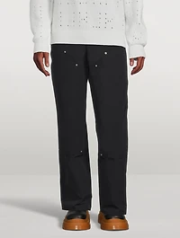 Straight-Leg Carpenter Pants