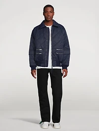 Quilted Aviator Jacket