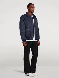 Quilted Aviator Jacket