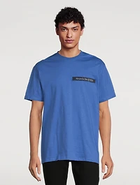 Cotton T-Shirt With Logo Tape