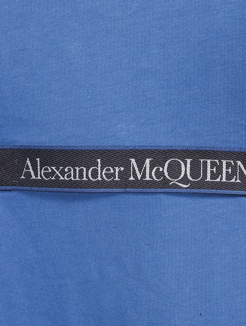 Cotton T-Shirt With Logo Tape
