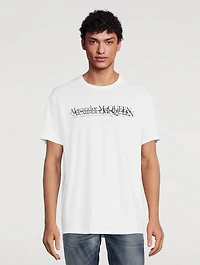 Cotton T-Shirt With Logo Stamp