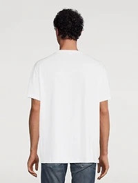 Cotton T-Shirt With Logo Stamp