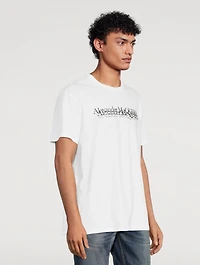 Cotton T-Shirt With Logo Stamp