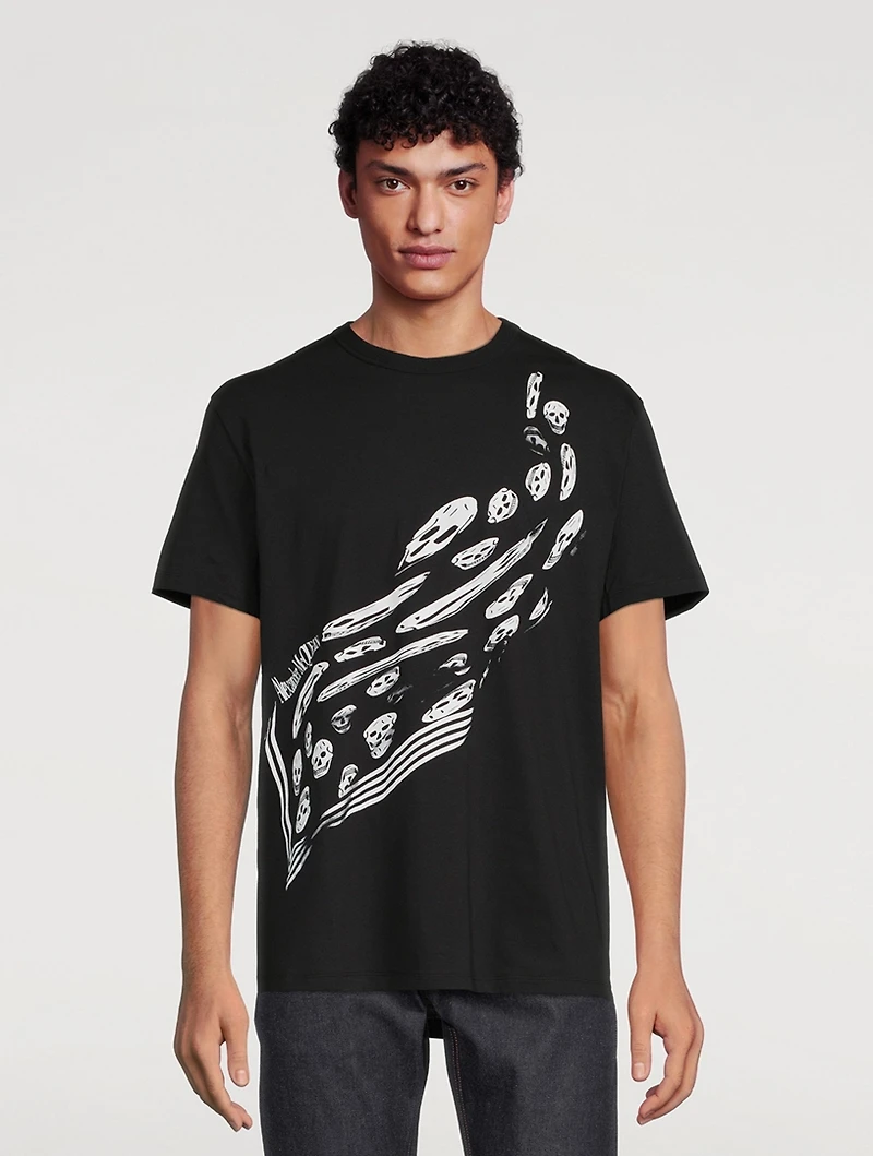 Cotton T-Shirt With Skull
