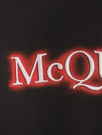 Cotton Sweatshirt With Spray Logo