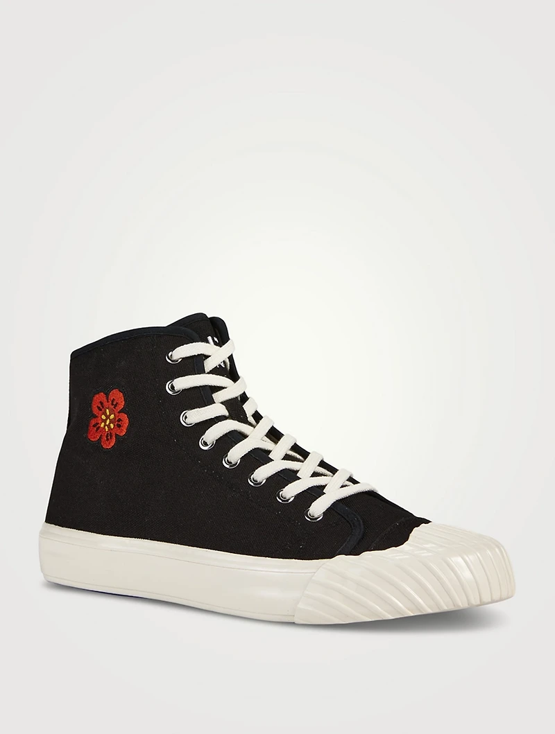 Kenzoschool Canvas High-Top Sneakers