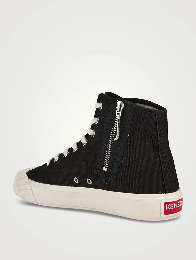Kenzoschool Canvas High-Top Sneakers