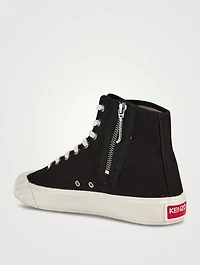 Kenzoschool Canvas High-Top Sneakers