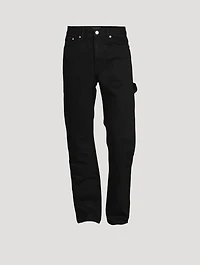 Straight-Leg Carpenter Pants