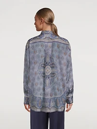 Vitali Silk Shirt Paisley Print