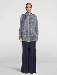 Vitali Silk Shirt Paisley Print