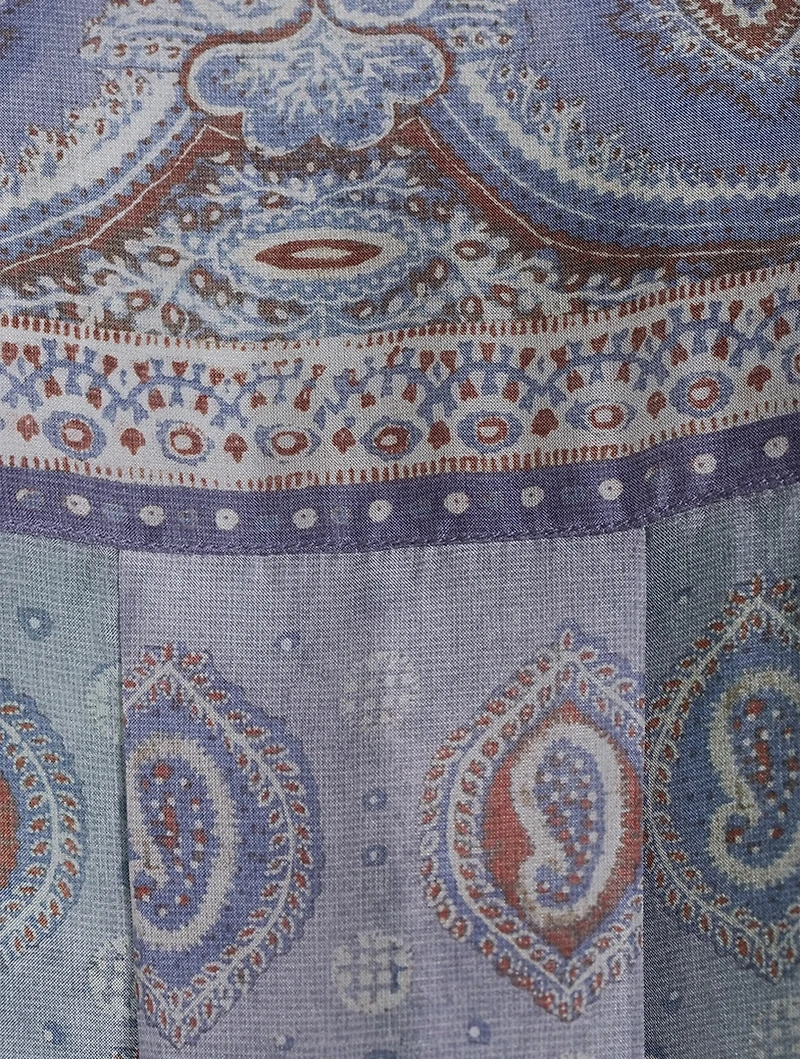 Vitali Silk Shirt Paisley Print