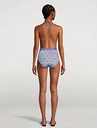 Vitali High-Waist Bikini Set Paisley Print