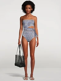Vitali One-Piece Swimsuit With Scarf Tie