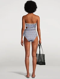 Vitali One-Piece Swimsuit With Scarf Tie