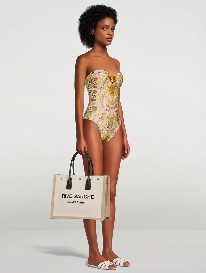 Laurel One-Piece Swimsuit With Bamboo Ring
