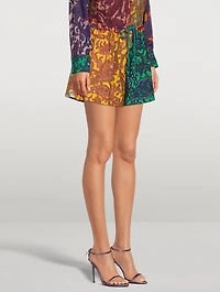 Tiggy Spliced Printed Shorts