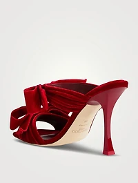 Flaca Velvet Mules
